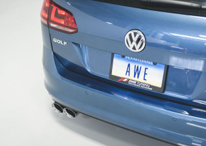 AWE Tuning VW MK7 Golf SportWagen Touring Edition Exhaust with Chrome Silver Tips (90mm)