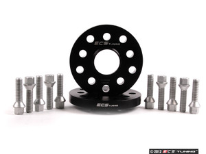 ECS Wheel Spacer & Bolt Kit - 17.5mm With Conical Seat Bolts