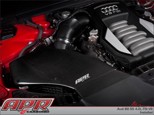 APR B8/B8.5 3.2/4.2L FSI/3.0 TDI Carbon Fiber Intake System