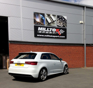 Milltek Cat Back Resonated - A3 2.0 TDI 150 MQB 2013-