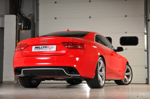 Milltek Cat Back Non Resonated Down pipes & Non Resonated Center Muffler - RS5