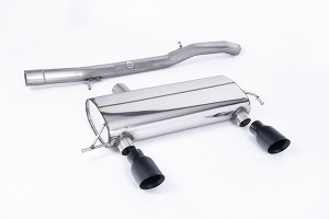 Milltek Cat Back Non Resonated 3.0" Exhaust - Black Velvet GT100 Tips - MK1 TT 1.8T quattro