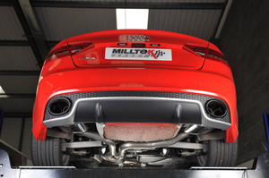 Milltek Cat Back Resonated Down pipes & Resonated Center Muffler - RS5