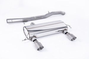 Milltek Cat Back Non Resonated 3.0" Exhaust - Lightweight Titanium GT100 Tips - MK1 TT 1.8T quattro