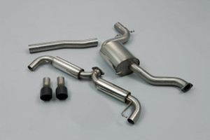 Milltek 3" Turbo Back w/o Hi-Flow Sports Cat Resonated - Polished Tips - MK6 GTI 2.0T