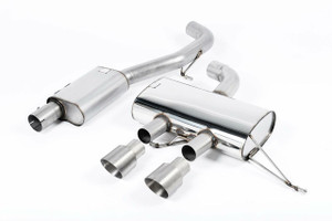 Milltek 3" Race Resonated Cat Back Exhaust - Titanium Tips - MK6 Golf R