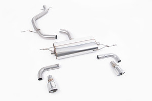 Milltek 2.75" Non Resonated Cat Back Exhaust - 100mm Polished Jet Tips - MK6 GTI 2.0T