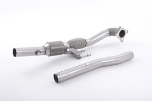 Milltek Downpipe w/Hi-Flow Sport Cat - To Fit Milltek 3" Exhaust - MK6 Golf R