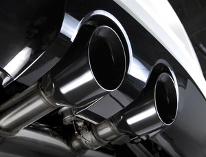 Milltek 2.75" Non Resonated Cat Back Exhaust - Black Velvet Tips - MK6 Golf R