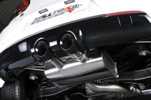 Milltek 2.75" Non Resonated Cat Back Exhaust - Black Velvet Tips - MK6 Golf R