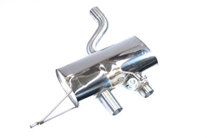 Milltek 2.75" Resonated Cat Back Exhaust - Black Velvet Tips - MK6 Golf R