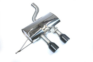 Milltek 2.75" Resonated Cat Back Exhaust - Black Velvet Tips - MK6 Golf R