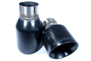 Milltek 2.75" Resonated Cat Back Exhaust - Black Velvet Tips - MK6 Golf R