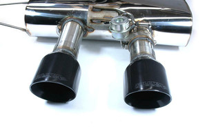 Milltek 2.75" Resonated Cat Back Exhaust - Black Velvet Tips - MK6 Golf R