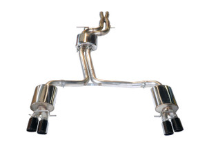 AWE Tuning S5 3.0T Touring Edition Exhaust System - Polished Silver Tips (90mm)