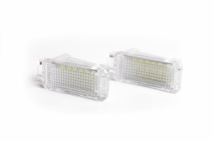 LED Door Warning Light Housing - Pair - Audi
