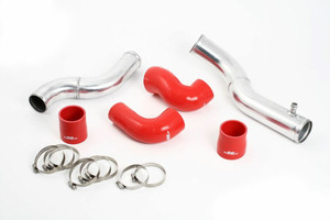 Volvo 740 / 940 Turbo Top Connection pipe kit ,red hoses ,3'' throttle body