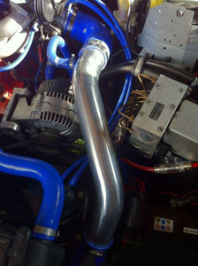 Volvo 740 / 940 Turbo Center Connection pipe kit ,red hoses ,standard throttle body