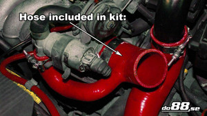 Throttle Body Hose - Red - 850 / S70 / V70 Turbo 94-98
