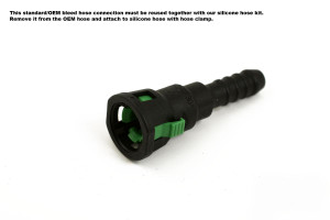 Coolant Hose Kit - Black - Volvo C30 / C70 / S40 / V50 T5 with Manual Transmission