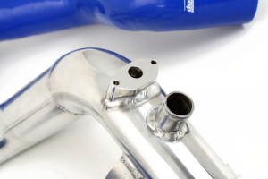SAAB 9-5 01-09 Pressure pipe with Blue hoses