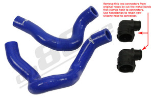 SAAB 9-3 2.0T 2003- Coolant hoses - Black