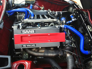 SAAB 900 Turbo 86-93 Red Coolant hoses