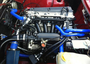 SAAB 900 Turbo 86-93 Red Coolant hoses
