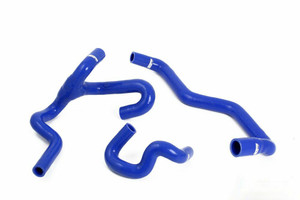 SAAB 9-5 98-10 Heater hoses for cars with water valve Blue