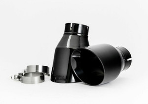 AWE Tuning BMW F3X 335i/435i Touring Edition Axle Back Exhaust -- Diamond Black Tips (102mm)