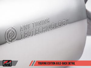 AWE Tuning BMW F3X N20/N26 328i/428i Touring Edition Exhaust, Single Side -- Chrome Silver Tips (80mm)