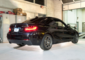 AWE Touring Edition Axle-back Exhaust for BMW F22 M235i / M240i - Diamond Black Tips (90mm)