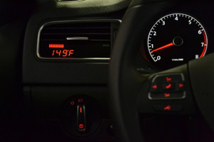 P3CARS VW JETTA MK6 SEDAN TDI VENT INTEGRATED BOOST GAUGE