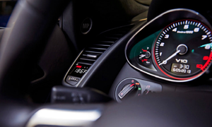 P3CARS AUDI R8 VENT INTEGRATED BOOST GAUGE