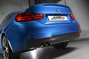 Milltek Resonated Cat-Back Exhaust With OE Style Polished Tips - BMW 4 Series Coupe Automatic With Tow Bar
