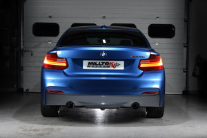 Milltek Cat-Back Exhaust Resonated With Polished Tips - BMW M235i