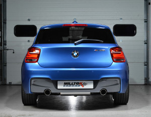 Milltek Cat Back Exhaust Road Verison With Polished Tips  - BMW M 135i 3 & 5 Door (F21 & F20)