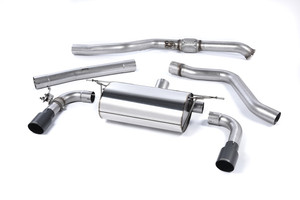 Milltek Cat-Back Exhaust Race System With Cerakote Black Tips - BMW M235i