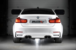 Milltek Cat Back Exhaust With Polished Tips - BMW M3 (F80) / M4 (F82)