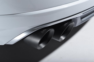 Milltek Resonated Cat Back Exhaust With Cerakote Black Tips  - Audi S8 4.0 TFSI Quattro Tiptronic