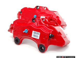 Front Big Brake Kit - Stage 4 - 2-Piece Cross Drilled & Slotted Rotors (352x32)