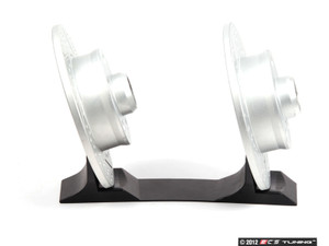 4-5 Lug Conversion Kit - Cross Drilled & Slotted Rotors - Rear