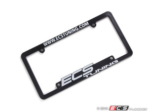 ECS Tuning License Plate Frame - Silver