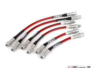 Front & Rear Exact-Fit Stainless Steel Brake Lines - Kit