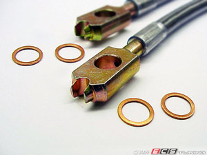 Exact-Fit Stainless Steel Brake Lines - Rear | ES1536