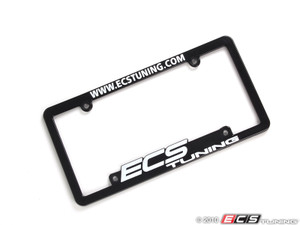 ECS Tuning License Plate Frame - White