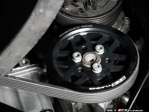Lightweight Underdrive Pulley Set - Black