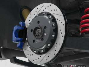 Rear Big Brake Kit - Stage 1 - 2-Piece Cross-Drilled & Slotted Rotors (306x22)