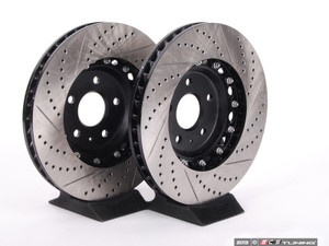 Stage 3 Big Brake Kit - Cross-Drilled & Slotted Rotors (332x32mm)