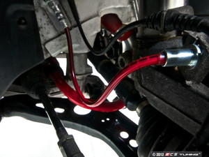 Front Big Brake Kit - Stage 5 - 2-Piece Cross-Drilled & Slotted Rotors (352x32) - With Red Calipers